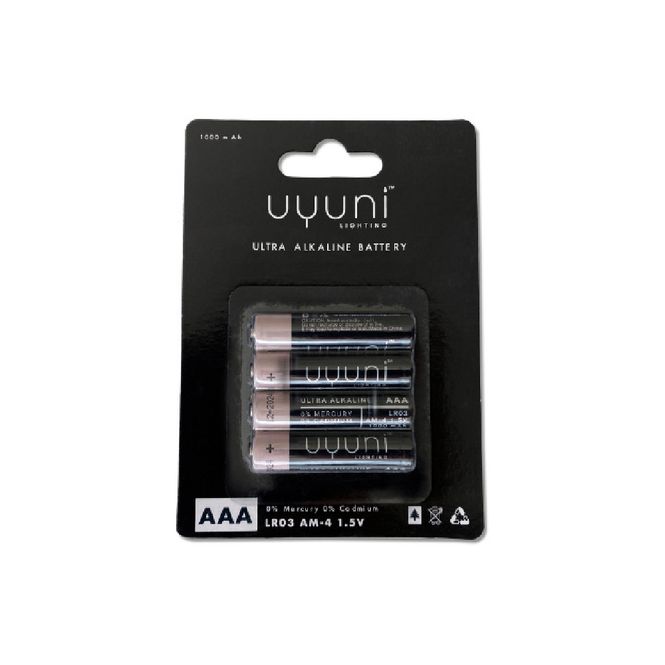 Hovedbilde UYUNI AAA batteri 4 pk