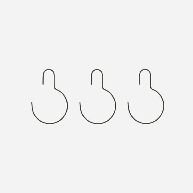 Hovedbilde Round Hanger 3-pack mørk grå