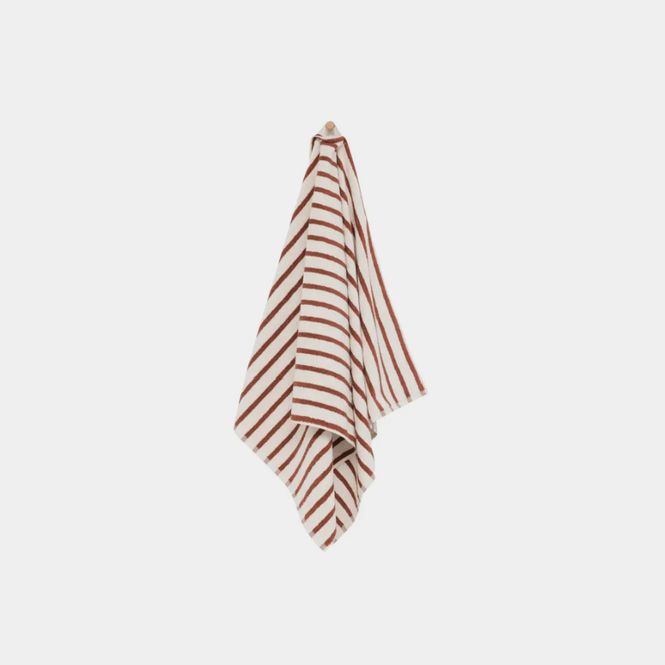Hovedbilde Everyday stripe terrakotta 70x140
